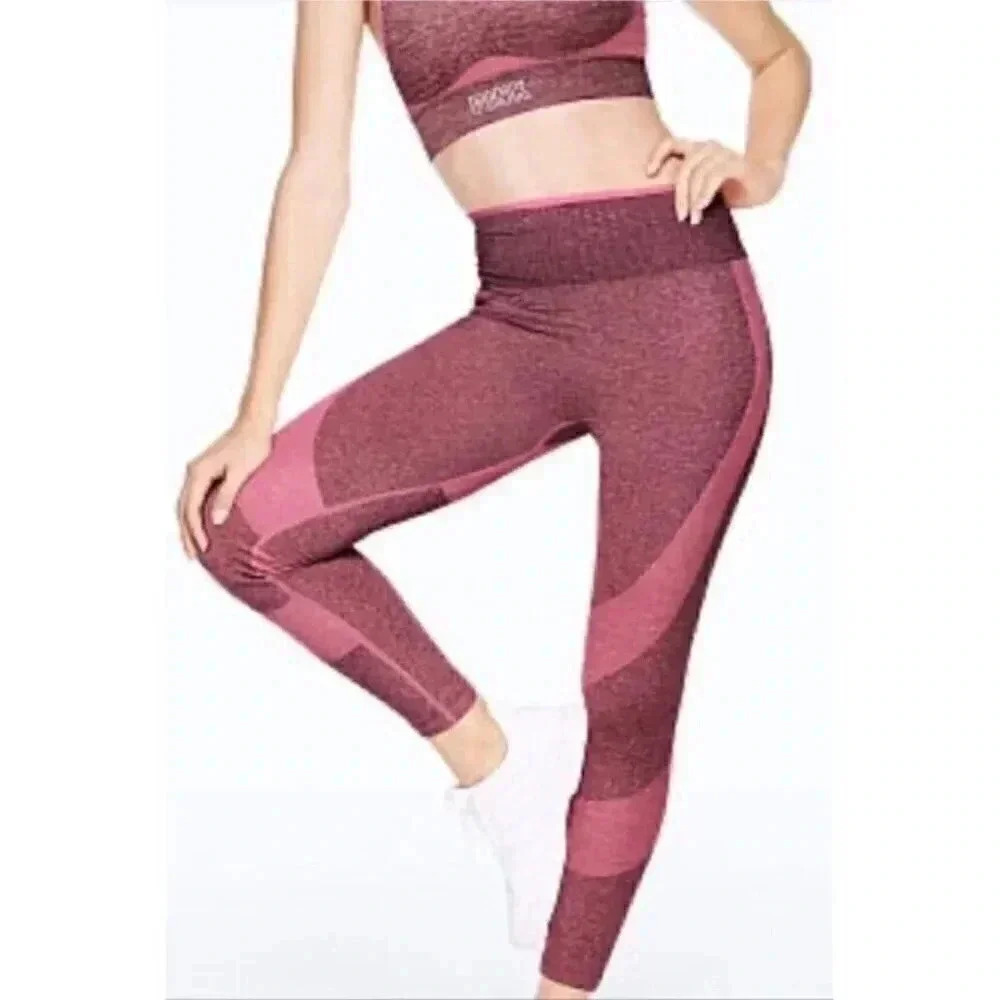 PINK Victoria's Secret Seamless Workout High Waist‎ Leggings Activewear
